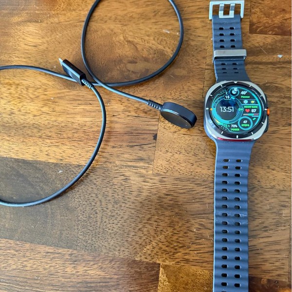 Samsung Galaxy Watch Ultra (2025) - Unlocked, Titanium Silver, SM-L705, 47mm