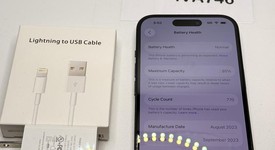 Good
													Apple iPhone 15 - Unlocked, Black, 256 GB, A2846, photo 1 of 5