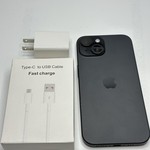 Good Apple iPhone 15 - Unlocked, 256 GB, Black, A2846
