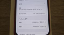 Good
													Apple iPhone 13 - Unlocked, Red, 128 GB, A2482, photo 3 of 13