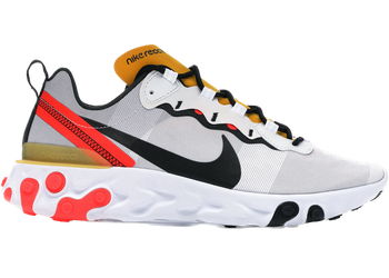 Nike React Element 55 White Black Crimson Gold for sale