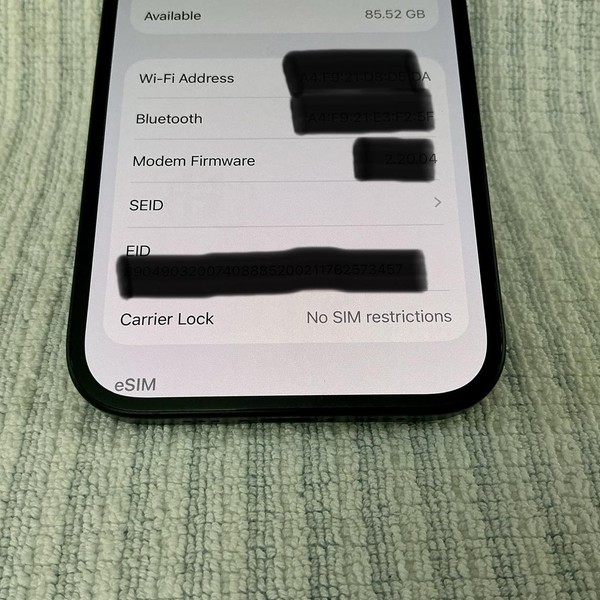 Apple iPhone 16 - Verizon, 128 GB, Black, A3081