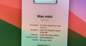 Good
													Mac mini 2014 - I5, Silver, 256 GB, 8 GB, photo 6 of 6