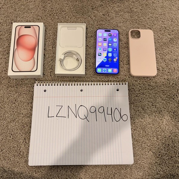 Apple iPhone 15 Plus - Unlocked, 256 GB, Pink, A2847