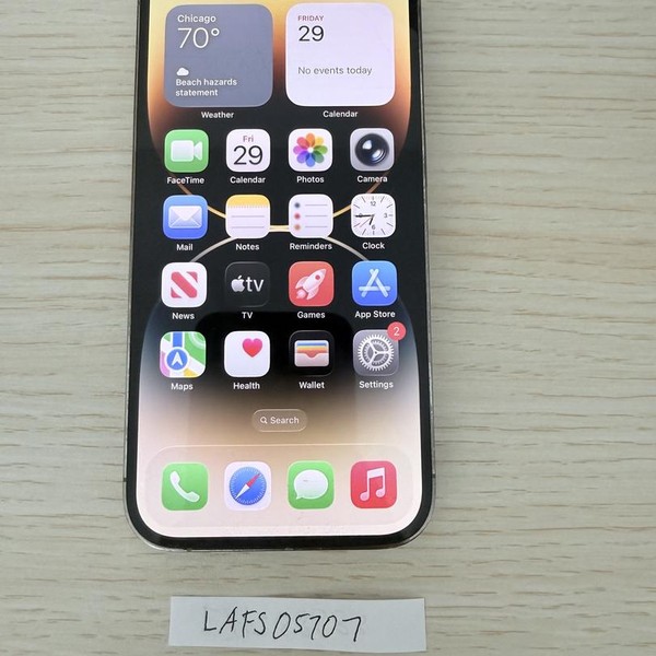 Apple iPhone 14 Pro - Unlocked, 128 GB, Gold, A2650