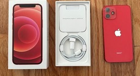 Good
													Apple iPhone 12 Mini - Unlocked, Red, 64 GB, A2176, photo 1 of 9
