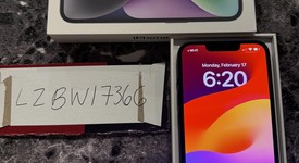 Mint
													Apple iPhone 14 - T-Mobile, Midnight, 128 GB, A2649, photo 1 of 8