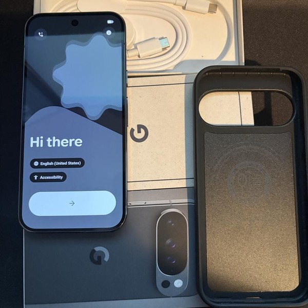 Google Pixel 10 Pro - Unlocked, 128 GB, Obsidian, G4QUR