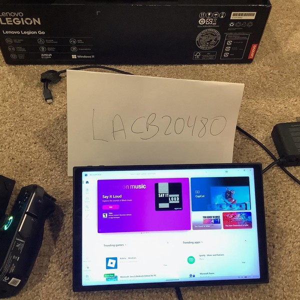Lenovo Legion Go - 1 TB, Black, 16 GB, AMD Ryzen Z1 Extreme
