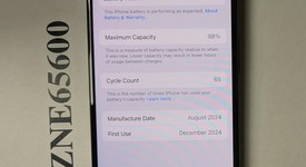 Mint
													Apple iPhone 15 - Unlocked, Black, 128 GB, A2846, photo 1 of 12