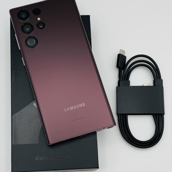 Samsung Galaxy S22 Ultra - Verizon, 128 GB, Burgundy, 8 GB, SM-S908U