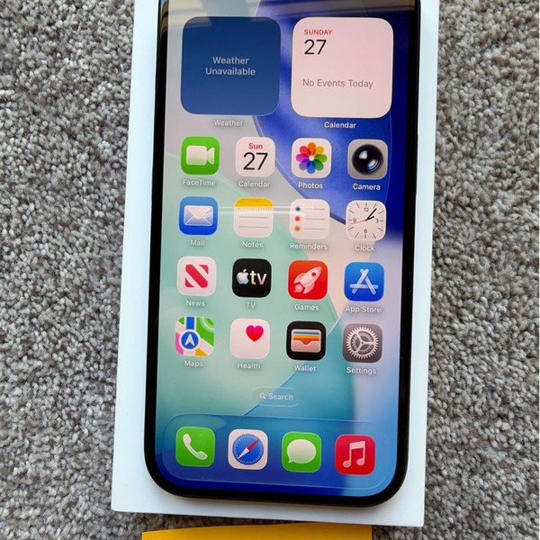 Apple iPhone 16 - Unlocked, 128 GB, Black, A3081