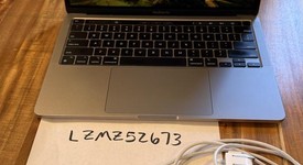 Fair
													MacBook Pro 2020 - 13" - Apple M1, Silver, 512 GB, 8 GB, photo 1 of 5