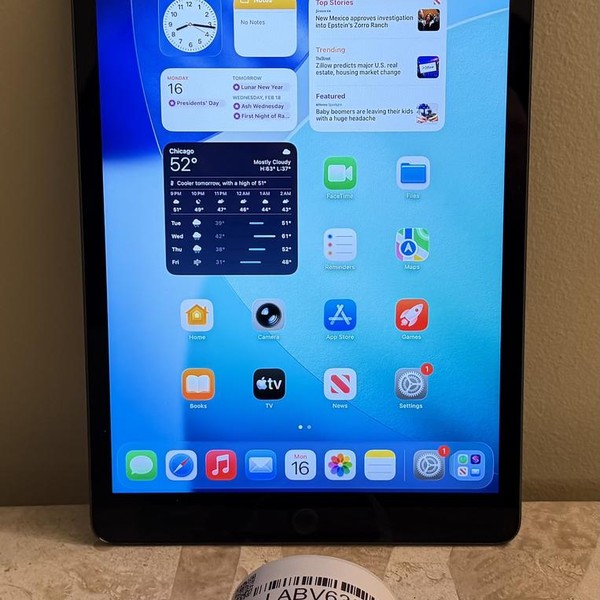 Apple iPad 9th Gen - Wi-Fi, 64 GB, Space Gray, A2602