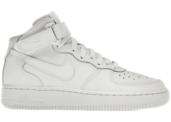 Nike Air Force 1 Mid LE Triple White (GS) for sale