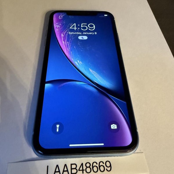 Apple iPhone Xr - Unlocked, 128 GB, Blue, A1984