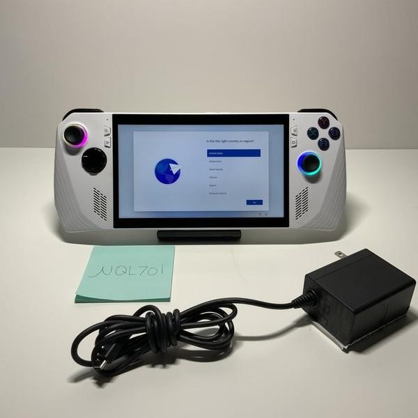 Asus ROG Ally 7 inch - 512 GB, White, 16 GB, AMD Ryzen Z1, Ryzen Z1