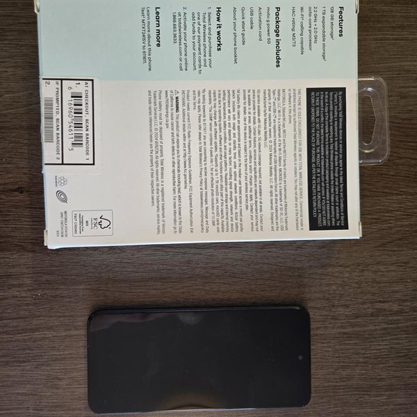 Moto G Power 5G 2024 - Unlocked, 128 GB, Black, 8 GB