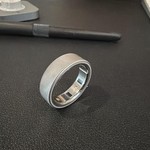 Mint Oura Ring Gen 4 - Brushed Silver, Size 12