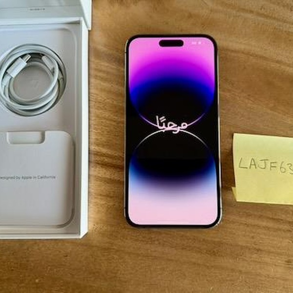 Apple iPhone 14 Pro Max - Unlocked, 128 GB, Purple, A2651