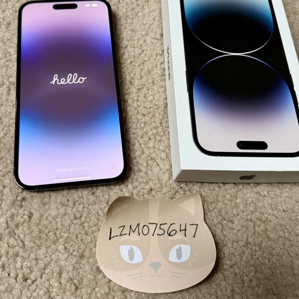 Apple iPhone 14 Pro Max - Unlocked, 128 GB, Black, A2651