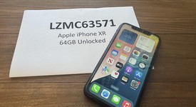 Good
													Apple iPhone Xr - Unlocked, Black, 64 GB, A1984, photo 1 of 5