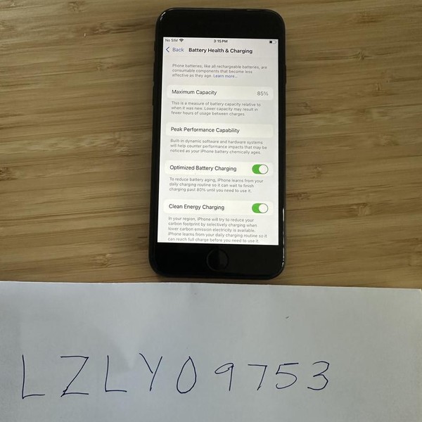 Apple iPhone SE 3rd Gen 2022 - Unlocked, 64 GB, Midnight, A2595