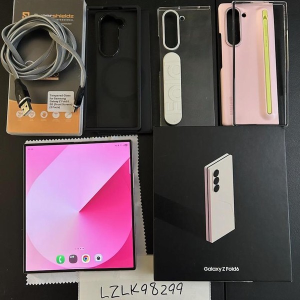 Samsung Galaxy Z Fold6 - Unlocked, 512 GB, Pink, 12 GB, SM-F956U1