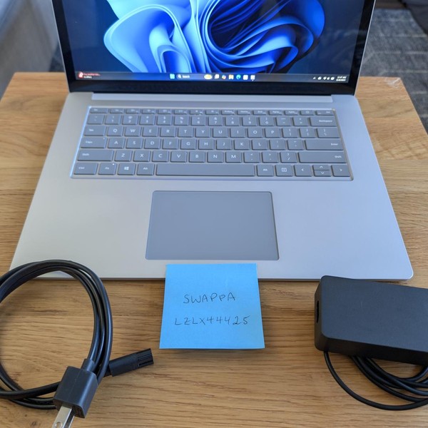 Microsoft Surface Laptop 3 - I7, Platinum, 256 GB, 16 GB, 15 inch