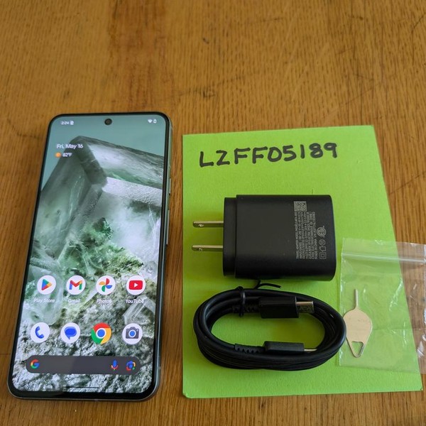 Google Pixel 8 - Unlocked, 128 GB, Hazel, 8 GB, G9BQD, Sub-6 5G