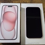 Mint Apple iPhone 15 - T-Mobile, 128 GB, Pink, A2846
