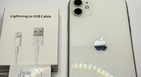 Good
													Apple iPhone 11 - Unlocked, White, 64 GB, A2111, photo 1 of 5