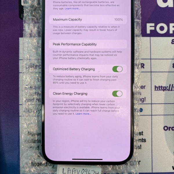 Apple iPhone 14 Pro Max - Unlocked, 128 GB, Purple, A2651