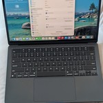 Good MacBook Air 2024 (M3) - 13 inch - 256 GB, Midnight, 16 GB, Apple M3, 8-core GPU