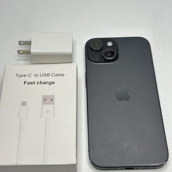 Apple iPhone 15 - Unlocked, 128 GB, Black, A2846