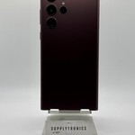 Fair Samsung Galaxy S22 Ultra - Unlocked, 128 GB, Burgundy, 8 GB, SM-S908U1