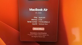 Mint
													MacBook Air 2020 - 13" - Apple M1, Gold, 512 GB, 8 GB, photo 4 of 11