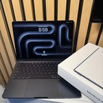 Mint MacBook Air 2024 (M3) - 13 inch - 512 GB, Midnight, 16 GB, Apple M3, 8-core GPU