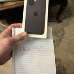 New Apple iPhone 16 - T-Mobile, 128 GB, Black, A3081