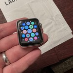 Good Apple Watch Series 3 42mm - Unlocked, Silver, A1861, Stainless