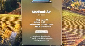 Mint
													MacBook Air 2020 - 13" - Apple M1, Gray, 256 GB, 8 GB, photo 2 of 9