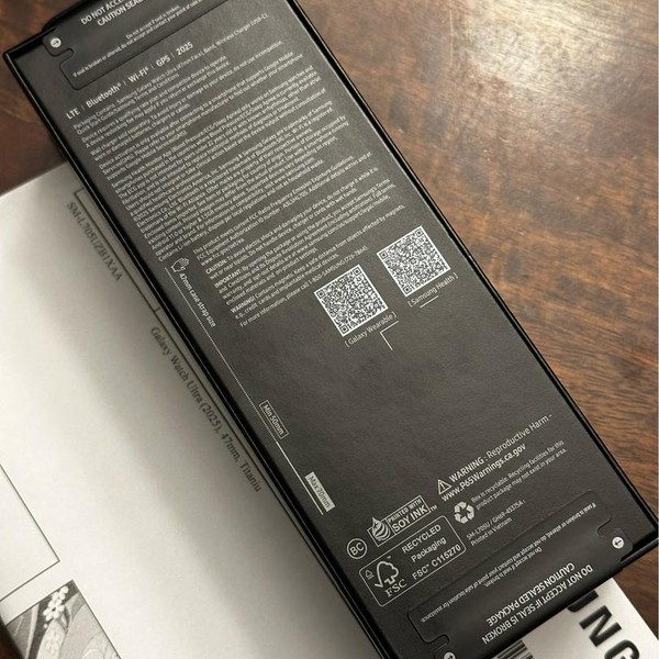 Samsung Galaxy Watch Ultra (2025) - Unlocked, Titanium Blue, SM-L705, 47mm