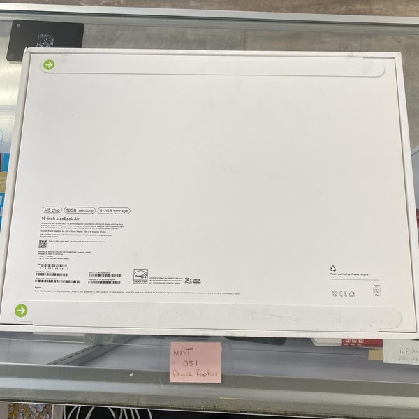 MacBook Air 2026 (M5) - 15 inch - 512 GB, Midnight, 16 GB, Apple M5 10-Core (10-core GPU)