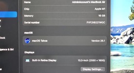 Good
													MacBook Air 2020 - 13" - Apple M1, Silver, 256 GB, 16 GB, photo 3 of 12