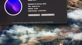 Mint
													MacBook Pro 2021 - 16" - Apple M1 Pro 10-core, Gray, 512 GB, 16 GB, photo 2 of 10