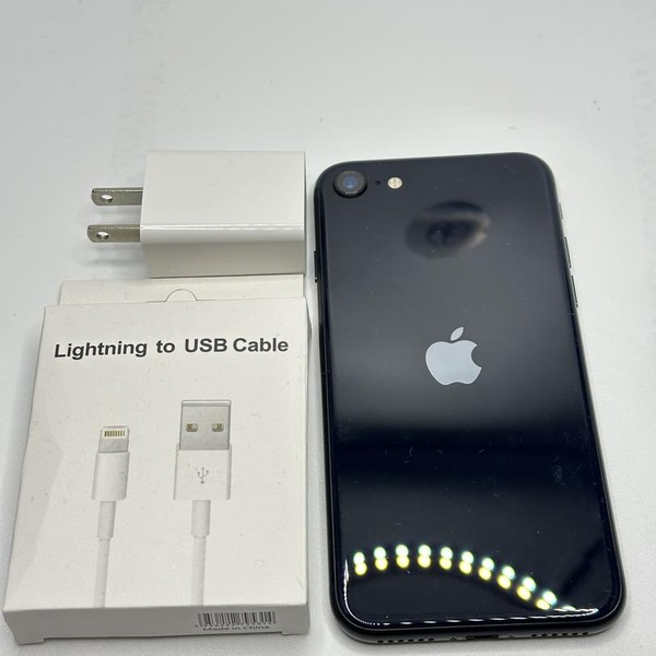 Apple iPhone SE 3rd Gen 2022 - Unlocked, 64 GB, Midnight, A2595