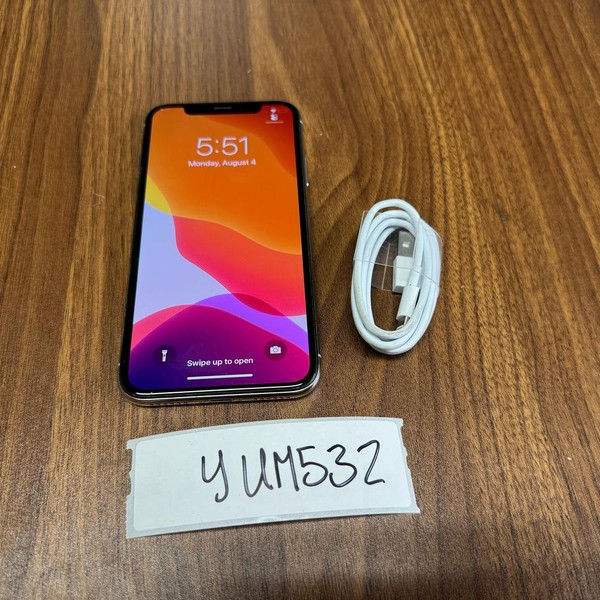 Apple iPhone X - Verizon, 64 GB, Silver, A1865
