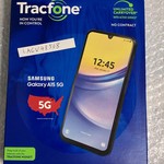 New Samsung Galaxy A15 5G - TracFone, 64 GB, Blue, 4 GB