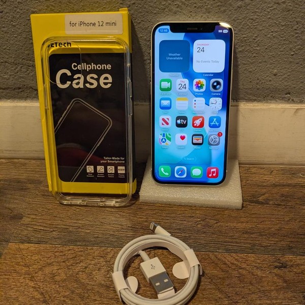 Apple iPhone 12 Mini - Unlocked, 256 GB, White, A2176