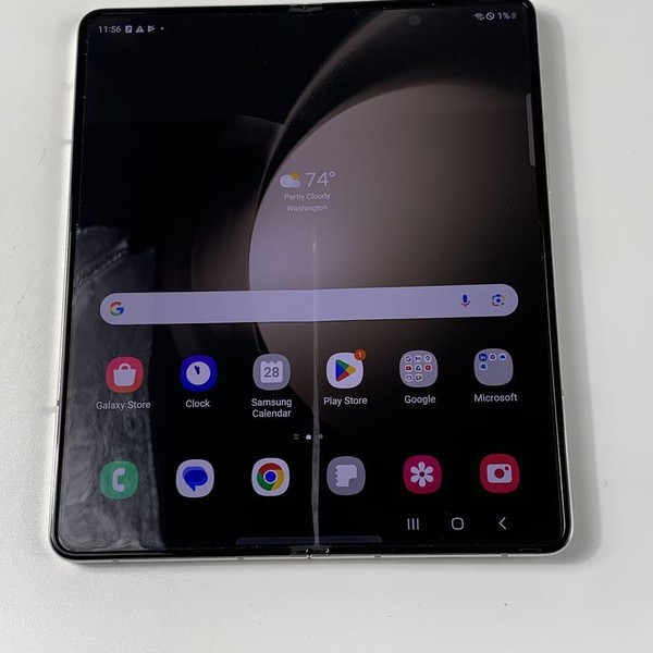 Samsung Galaxy Z Fold5 - Unlocked, 256 GB, Cream, 12 GB, SM-F946U1